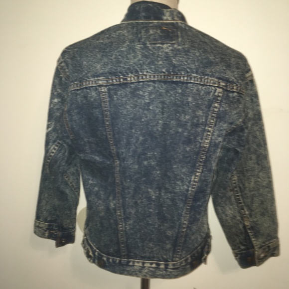 Levi's Vintage 1980's Acid Washed Denim Jacket - Picture 4 of 8